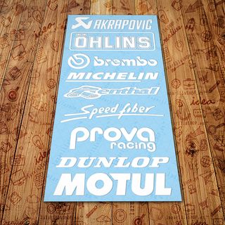 [PACK9AC]W Pegatinas Sponsor Moto Patrocinadores