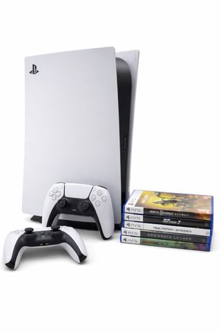 Consola PS5 + 2 Mandos + 4 Juegos
