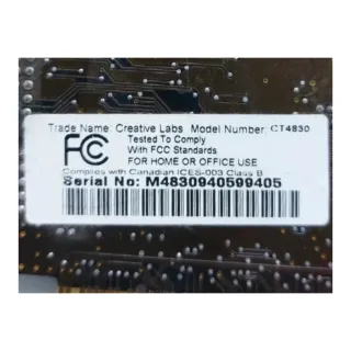 Tarjeta de sonido Retro Sound Card Creative Sound