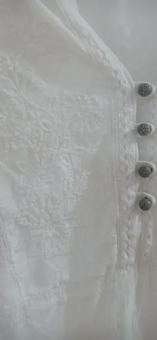 Blusa Yessica Blanca Talla 50