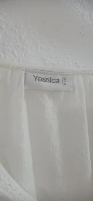 Blusa Yessica Blanca Talla 50