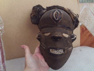 Máscara Africana Chorwe Congo Madera