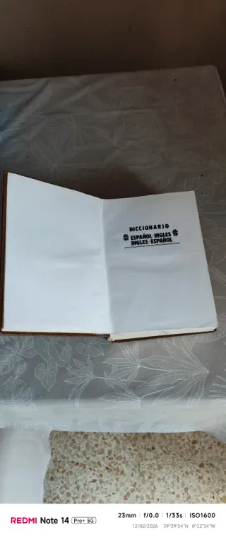 Diccionario español ingles