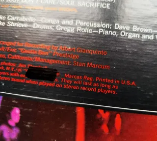 LP 1973 🇺🇸 SANTANA - SANTANA