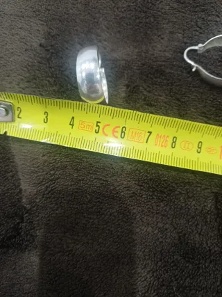 Pendientes Aro Plata Vintage Años 70/80