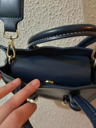 Bolso City Mini Zara Azul Eléctrico