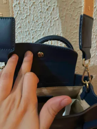 Bolso City Mini Zara Azul Eléctrico