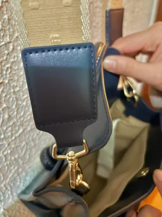 Bolso City Mini Zara Azul Eléctrico