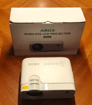 Proyector ABOX GC357 Blanco y Gris