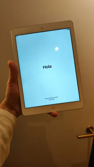 iPad Air 1ª Gen con funda y cargador