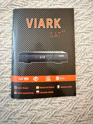 Receptor Satélite VIARK SAT 4K