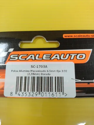 Polea Aluminio Mecanizado Scaleauto SC-1703A