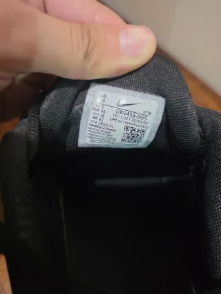 Zapatilla Nike Air Max Negra y Blanca