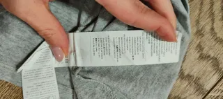 Maglietta dolcevita grigia da bambina Sisley