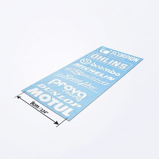[PACK9SN]W Pegatinas Sponsor Moto Patrocinadores