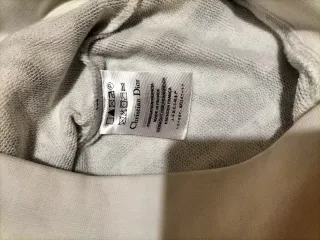 Sudadera Dior Mujer Blanca y Plateada
