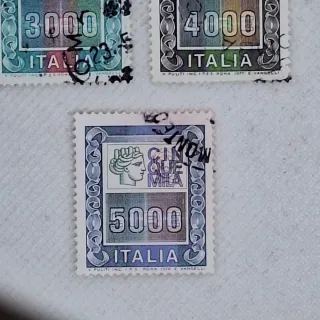 Lotto 5 Francobolli Italia