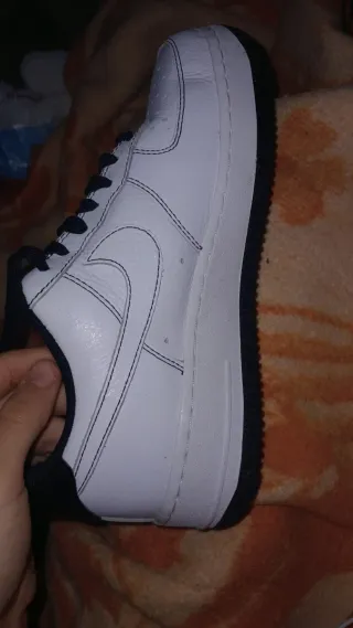 Zapatillas Nike Air Force 1 Blancas Doradas