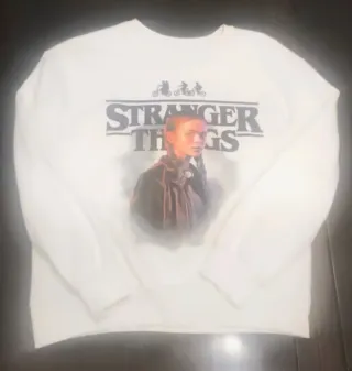 Sudadera, Stranger Things Max Blanca.