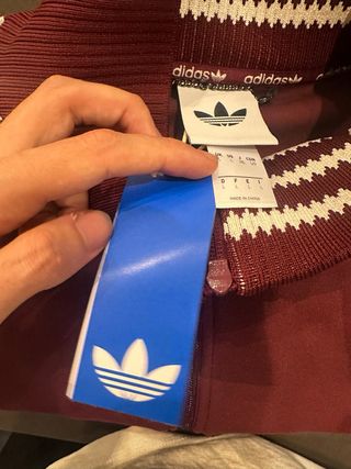 Chaqueta Adidas Roja Talla L