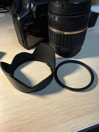 Cámara Canon EOS 450D + Lente Tamron + Accesorios