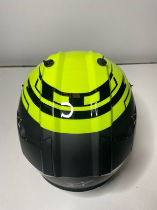 : Casco LS2 MX437 Fast Core Hi-Vis Amarillo