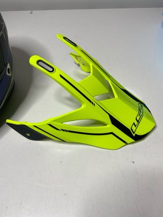 : Casco LS2 MX437 Fast Core Hi-Vis Amarillo