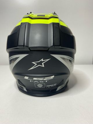 : Casco LS2 MX437 Fast Core Hi-Vis Amarillo