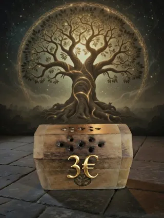 Caja de madera Árbol de la Vida 3€