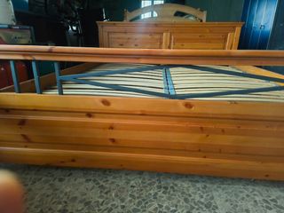 Cama Madera Pino 180x200cm
