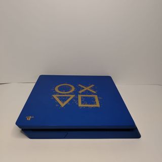PS4 Slim Days of Play Blue 500GB + Controller + Bo