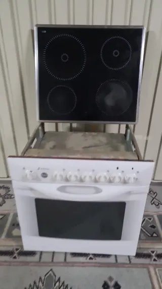 Vitrocerámica y horno Edesa