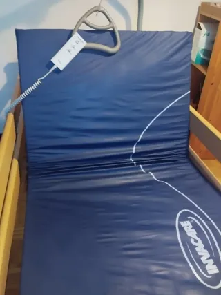 Cama articulada con carro elevador