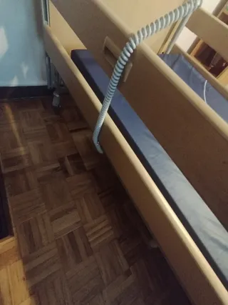 Cama articulada con carro elevador