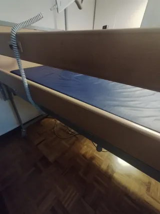 Cama articulada con carro elevador