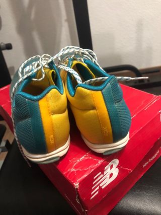 Adidas XCS Clavos Teal/Amarillo Talla 42 2/3