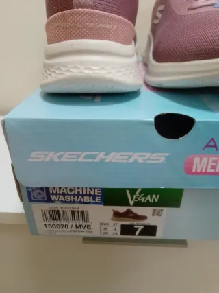 Zapatillas Skechers Mujer Rosa
