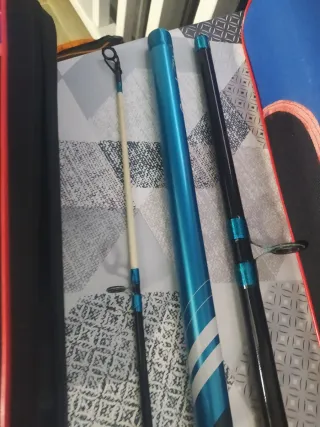 Cañas de pescar Caperlan con fundas