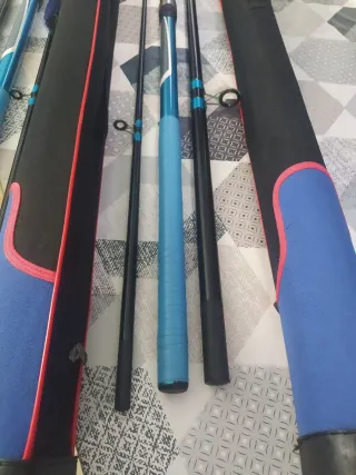 Cañas de pescar Caperlan con fundas