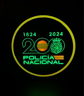 Lámpara LED Policía Nacional 200 Aniversario