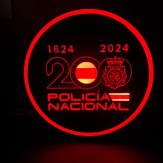 Lámpara LED Policía Nacional 200 Aniversario