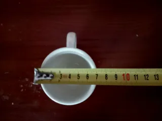 Juego tazas café porcelana italiana Quadrifogli