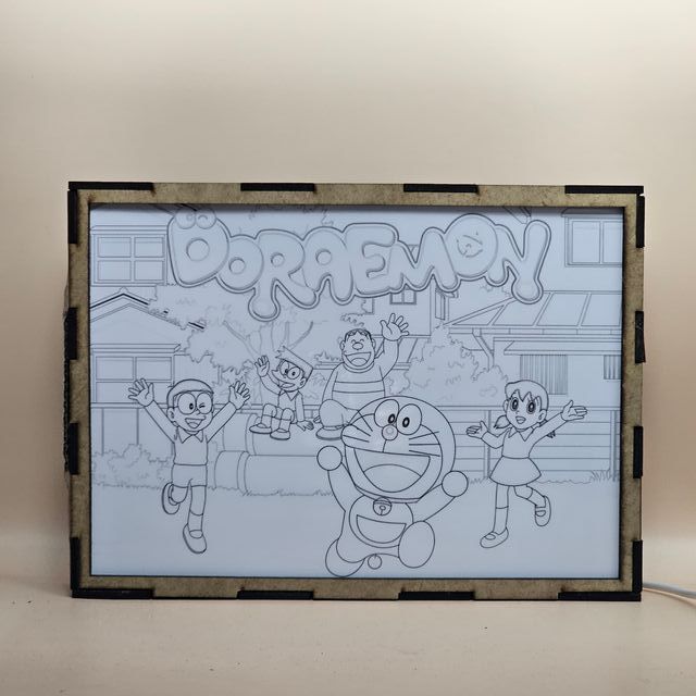 Lámpara LED Doraemon Doble Imagen