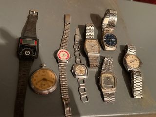 Lote de 8 relojes antiguos