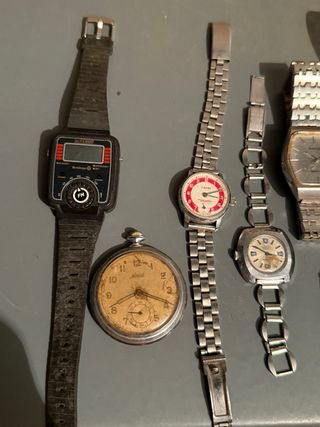 Lote de 8 relojes antiguos