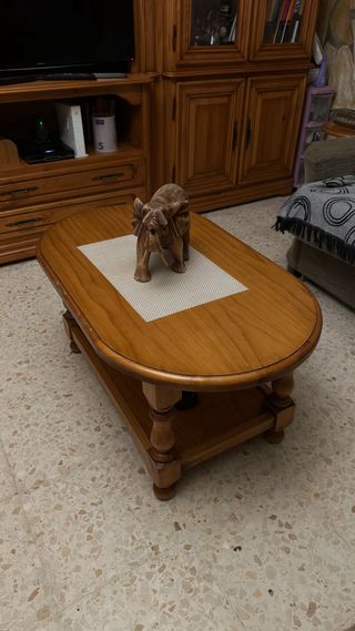 Muebles de salón completos de madera