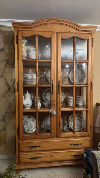 Muebles de salón completos de madera