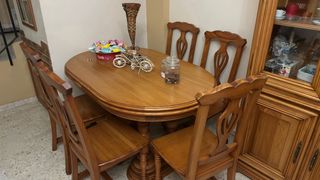 Muebles de salón completos de madera