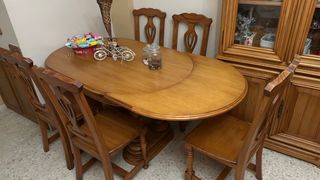 Muebles de salón completos de madera