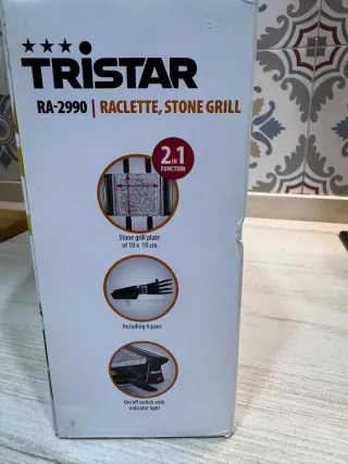 Plancha Raclette Stone Grill Tristar